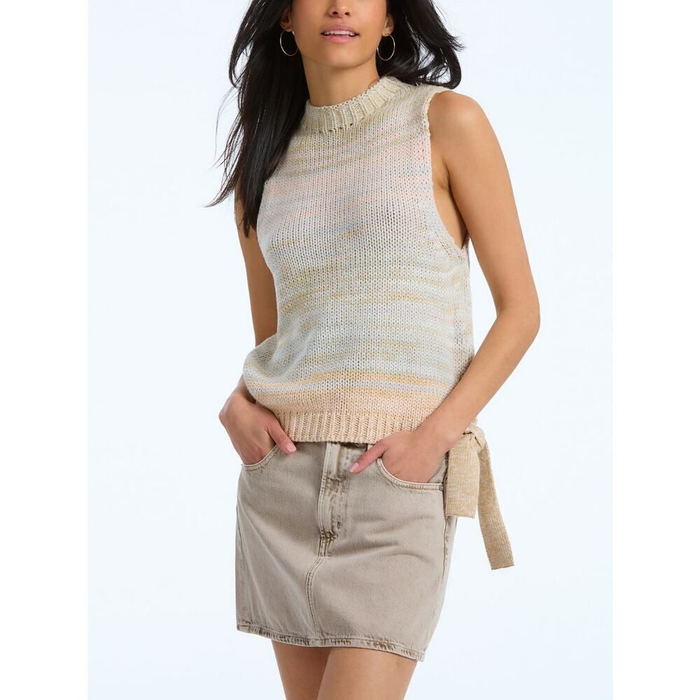 NWT 525 America Ombre Tie Knit Sweater Tank Desert Multi - Size: Medium